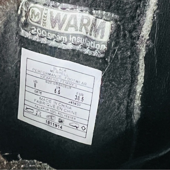 Merrell Women's Decora Prelude Winter Boots Black Size 8 - Picture 10 of 10